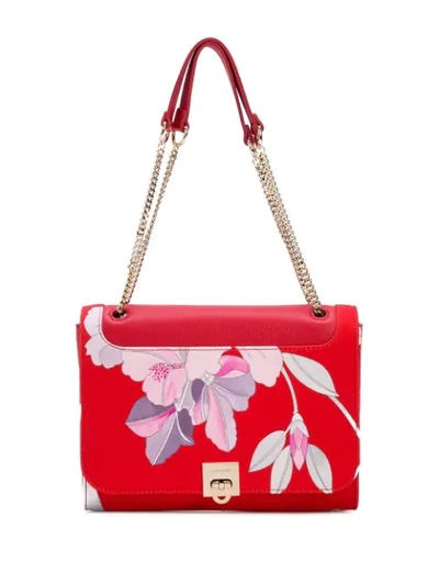 Shop Leonard Camelia Shoulder Bag In Red