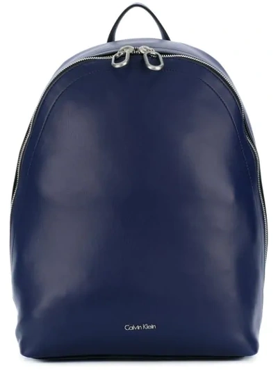 Shop Calvin Klein 205w39nyc Calvin Klein Minimalist Backpack - Blue