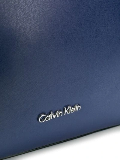 Shop Calvin Klein 205w39nyc Calvin Klein Minimalist Backpack - Blue