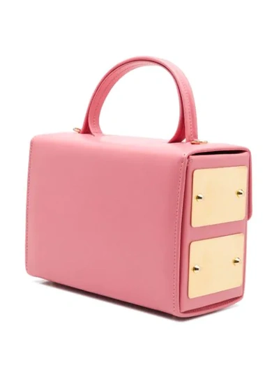 Shop Ame Moi Âme Moi Santana Small Box Tote - Pink