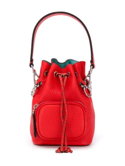 Shop Fendi Mon Tresor Mini Bag In Red