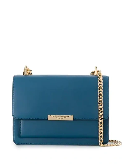 Shop Michael Michael Kors Jade Crossbody Bag - Blue