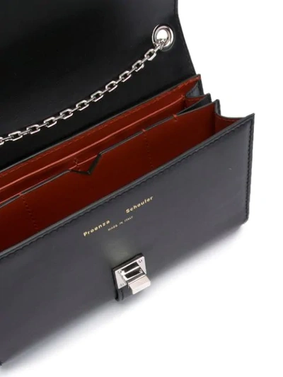 Shop Proenza Schouler Chain Strap Cross-body Bag In Black