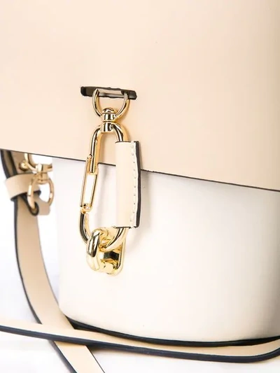 Shop Zac Zac Posen Mini 'belay' Schultertasche - Weiss In White