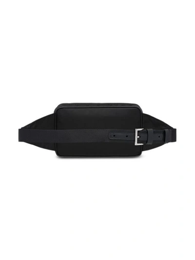 Shop Prada Logo Belt Bag In F0002 Black