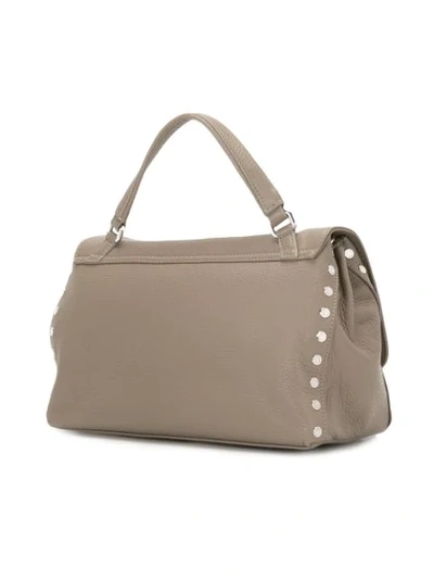 Shop Zanellato Postina Satchel In Grey