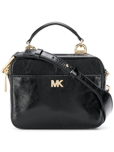 Shop Michael Michael Kors Mott Mini Crossbody Bag In Black