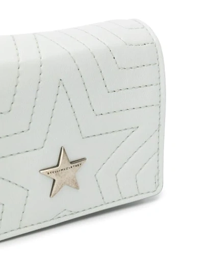Shop Stella Mccartney Stella Star Crossbody Bag In Grey