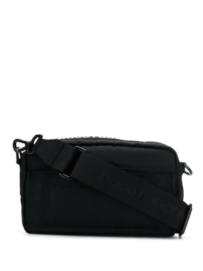 Shop Paco Rabanne Zipped Crossbody Bag - Black