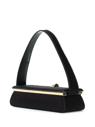 Shop Victoria Beckham Powder Box Clutch Bag In Black