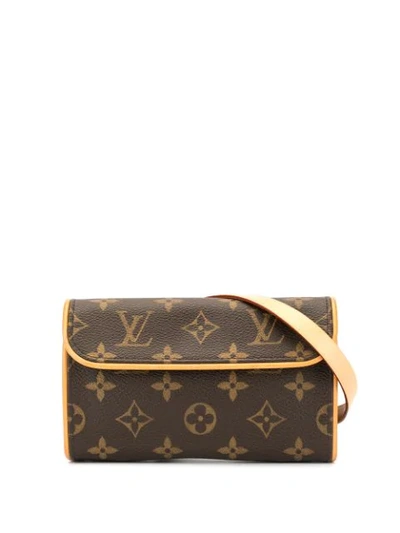Pre-owned Louis Vuitton  Pochette Florentine Bum Bag In Brown