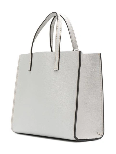 Shop Marc Jacobs Mini Grind Tote In Grey