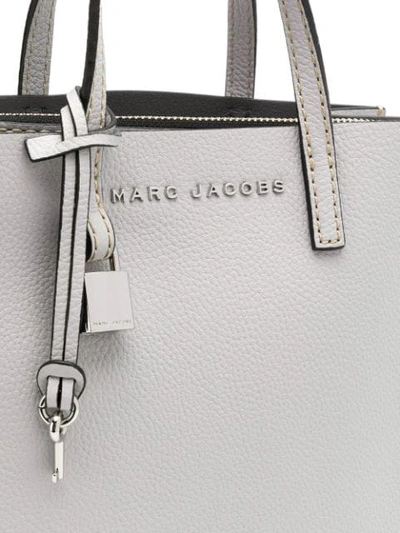 Shop Marc Jacobs Mini Grind Tote In Grey