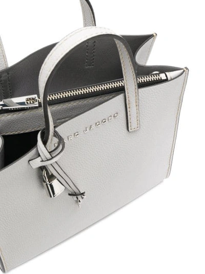 Shop Marc Jacobs Mini Grind Tote In Grey