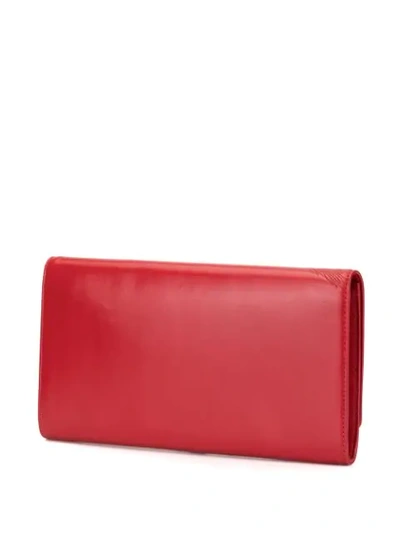 Shop Pre-owned Louis Vuitton Opera Aegean Sea Clutch Hand Bag - Red