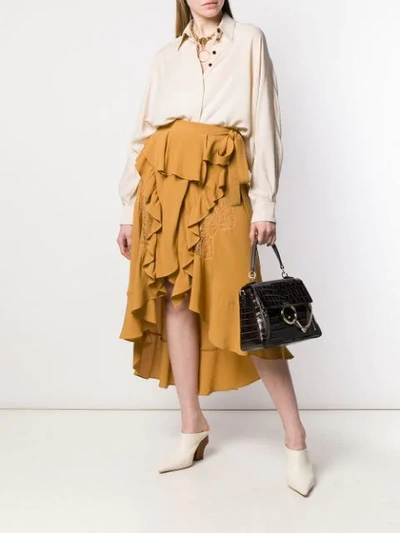 Shop Chloé Faye Day Shoulder Bag In Brown