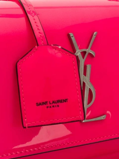 Shop Saint Laurent Sunset Crossbody Bag In Pink