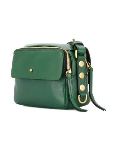 Shop Isabel Marant Tinken Bandouliere Bag In Green