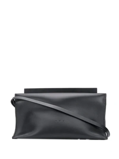 AESTHER EKME SLOPE CLUTCH BAG - 黑色