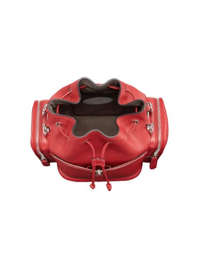 Shop Fendi Mon Tresor Bucket Bag In Red