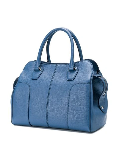 Shop Tod's Sella Large Tote In Blue