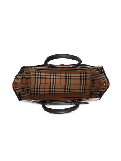 Shop Burberry The Medium Leather Triple Stud Belt Bag In Brown