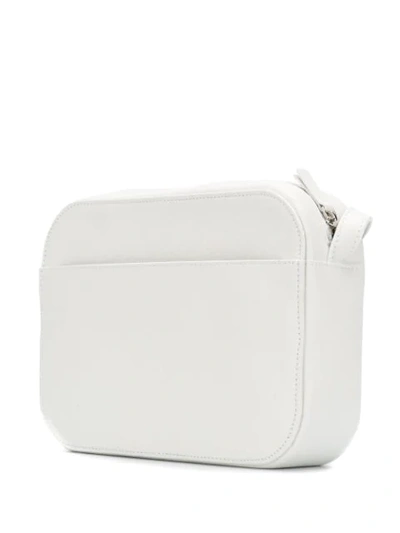 Shop Balenciaga Everyday Logo Camera Bag In White