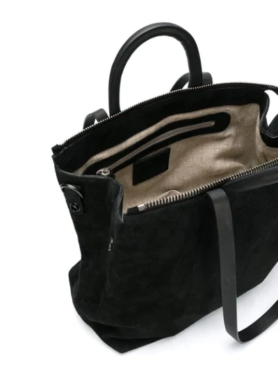 Shop Marsèll Top Zipped Tote Bag In Black