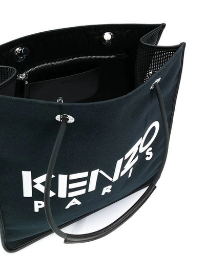 Shop Kenzo Kombo Shopper Bag In Black