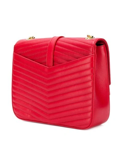 Shop Saint Laurent Medium Sulpice Bag In Red