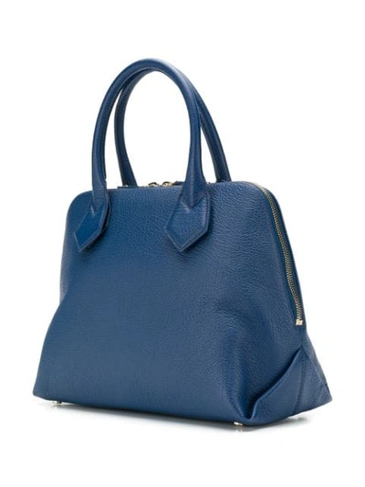 Shop Vivienne Westwood Balmoral Tote Bag In Blue