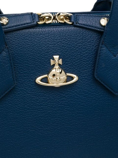 Shop Vivienne Westwood Balmoral Tote Bag In Blue