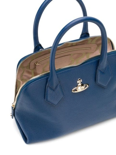 Shop Vivienne Westwood Balmoral Tote Bag In Blue