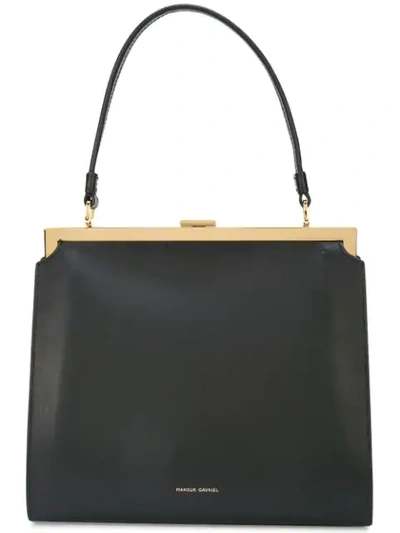 Shop Mansur Gavriel Elegant Bag In Black