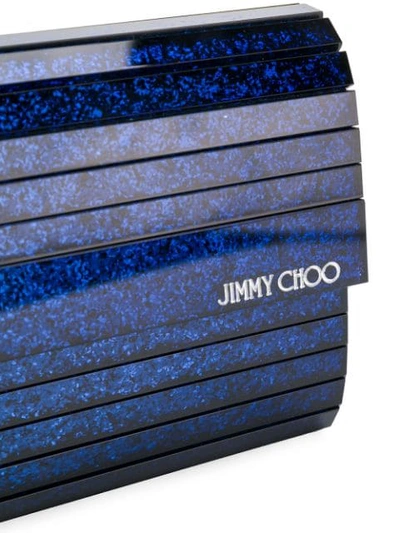 Shop Jimmy Choo Sweetie Clutch In Blue