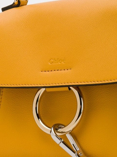 Shop Chloé Mini Faye Bag In Yellow