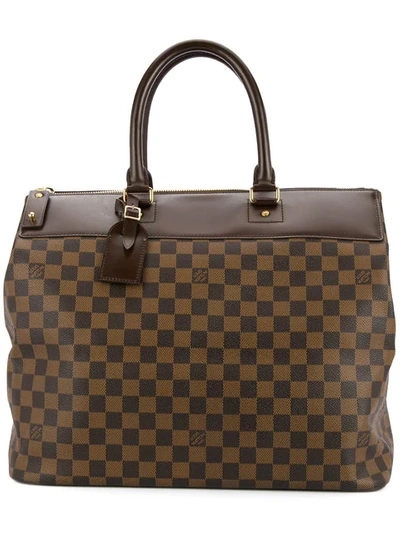 Shop Pre-owned Louis Vuitton Greenwich Pm Tote - Brown