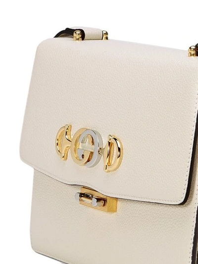 Shop Gucci Marmont Shoulder Bag In White