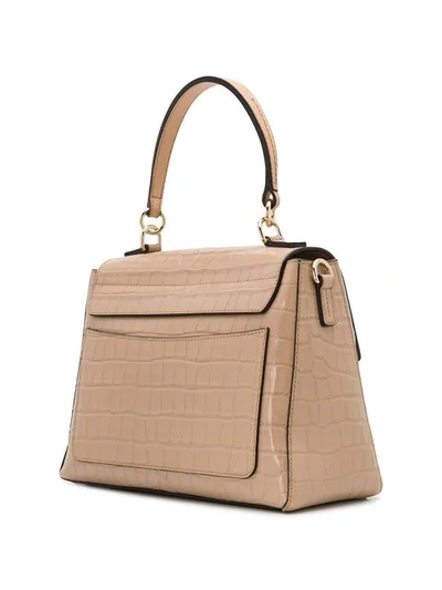 Shop Chloé Faye Shoulder Bag In Neutrals