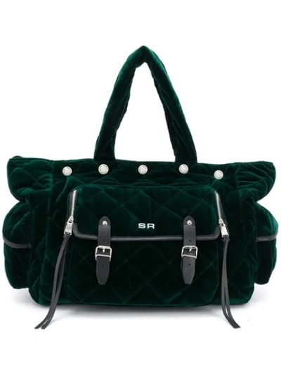 Shop Sonia Rykiel Maxi Tote Bag In Green
