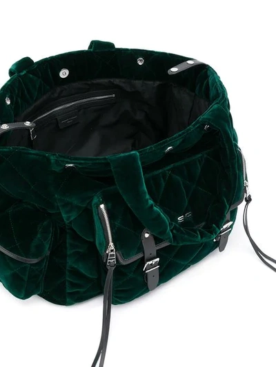 Shop Sonia Rykiel Maxi Tote Bag In Green