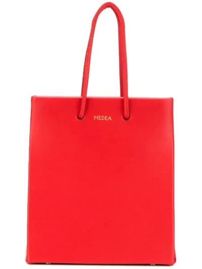 Shop Medea Small Shopping Bag In Red