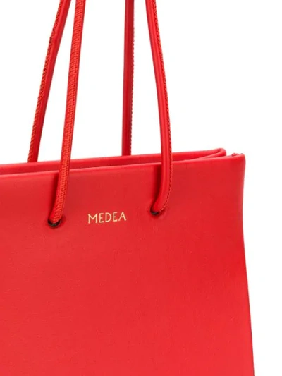 Shop Medea Small Shopping Bag In Red