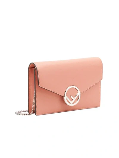 Shop Fendi Wallet On Chain Mini Bag In Pink