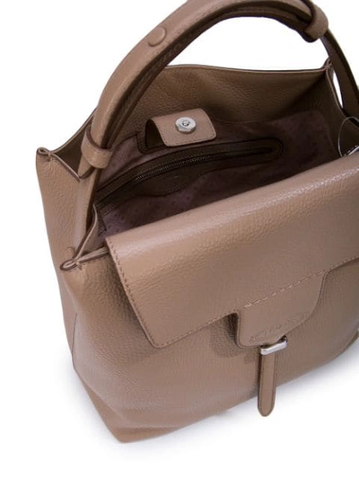 Shop Tod's Medium Tote Bag In Brown