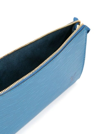 Pre-owned Louis Vuitton  Pochette Accessoires Hand Bag In Blue