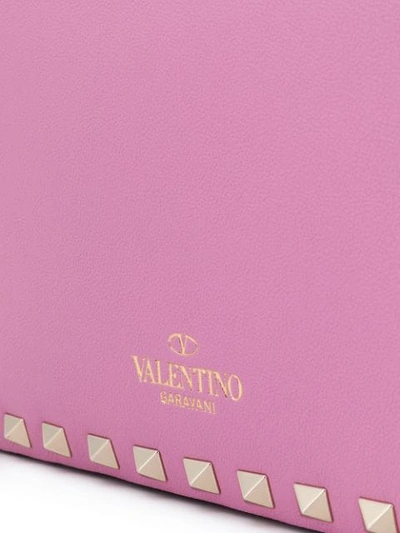 Shop Valentino Garavani Rockstud Shoulder Bag In Pink