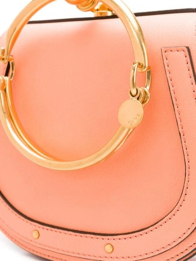 Shop Chloé Nile Mini Bracelet Bag In Pink
