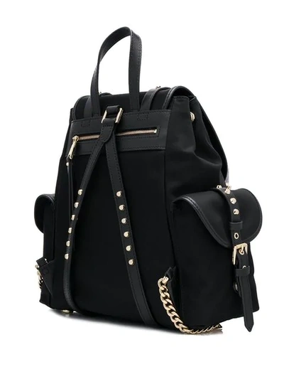 Shop Michael Michael Kors Studded Detail Backpack In Black