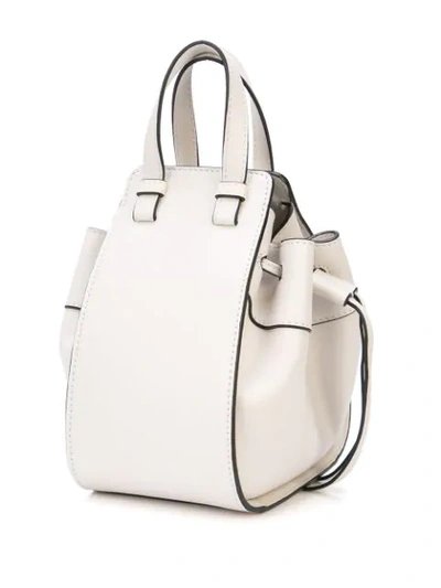 Shop Loewe Hammock Mini Bag In White
